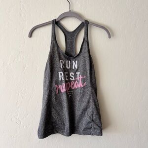 Old Navy Charcoal Racerback Tank Top